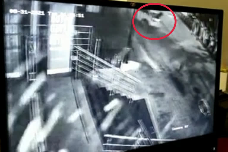 bengaluru car accident: cctv visuals