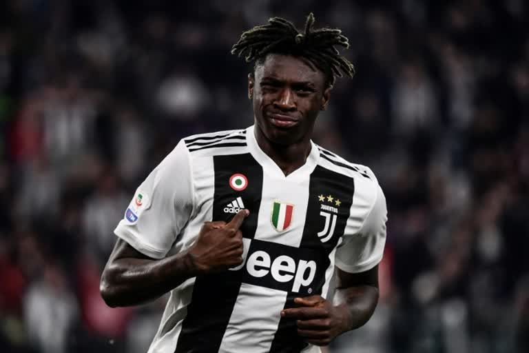 Moise kean  മോയിസെ കീൻ  യുവന്‍റസ്  ക്രിസ്റ്റ്യാനോ റൊണാള്‍ഡോ  മാഞ്ചസ്റ്റര്‍ യുണൈറ്റഡ്  Ronaldo  Moise kean returns to juventus on two year loan deal  juventus  Moise kean juventus