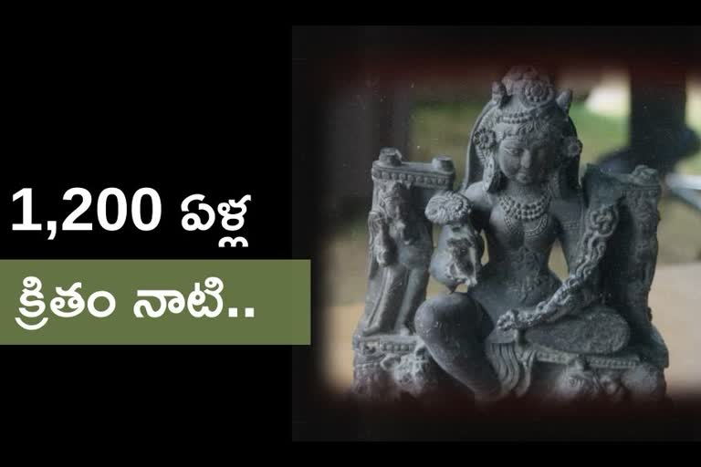 1200 yr old godess durga sculpture