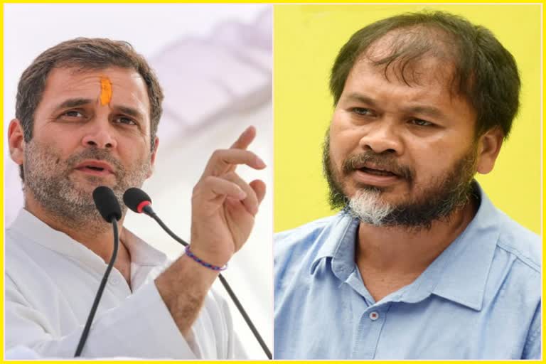 akhil gogoi met rahul gandhi at delhi