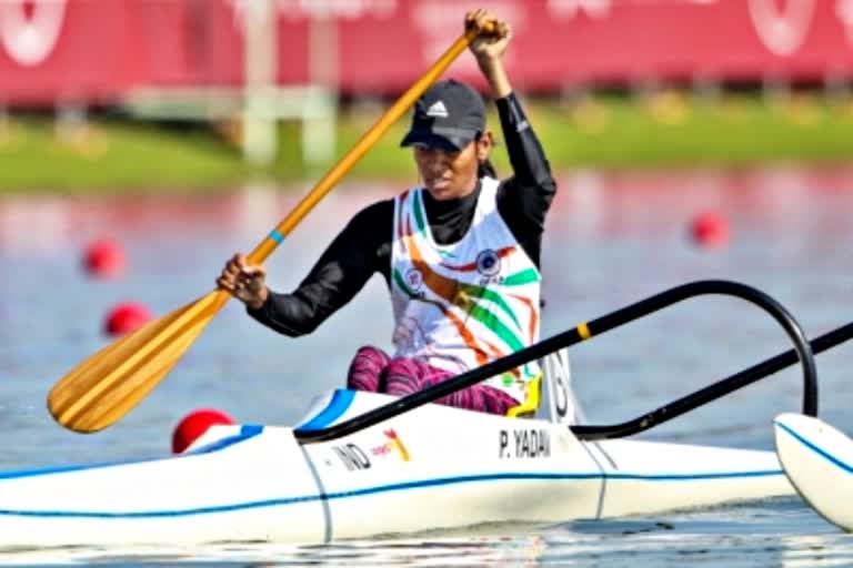 Prachi Yadav reaches final  canoeing sprint  प्राची यादव फाइनल में पहुंचीं  Tokyo Paralympics 2020  टोक्यो पैरालंपिक 2020  भारतीय कैनोइंग स्प्रिंट प्राची यादव