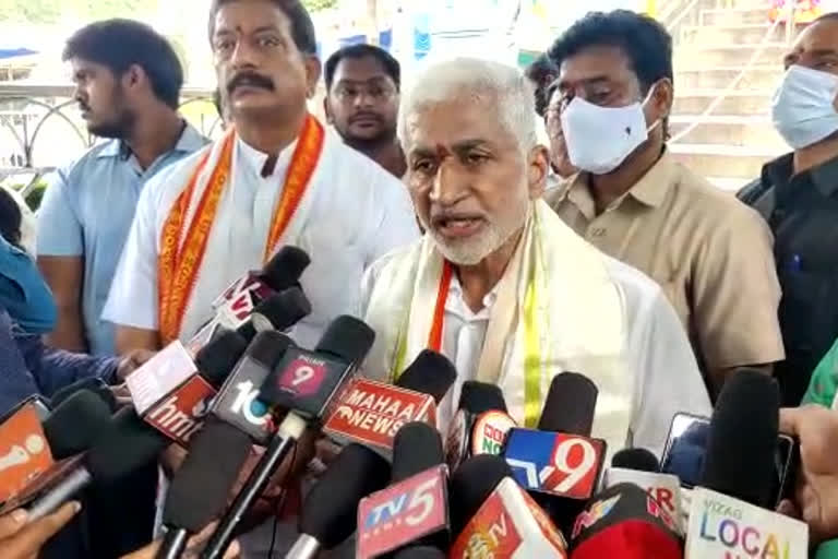 vijayasai reddy fires on tdp leader ashok gajapathi raju