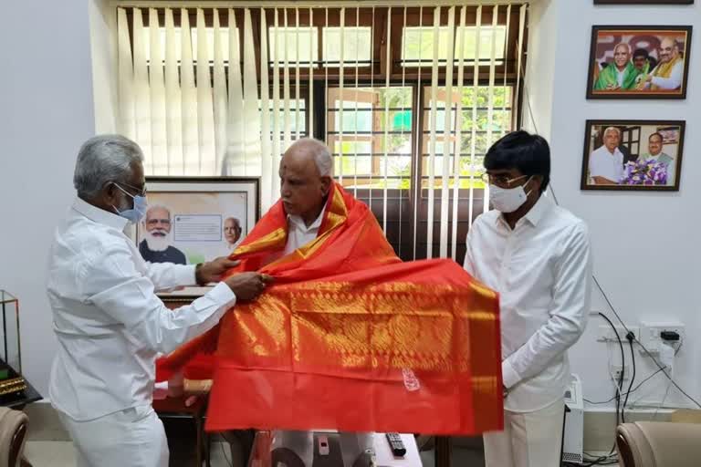 TTD Chairman Subba Reddy meets BSY