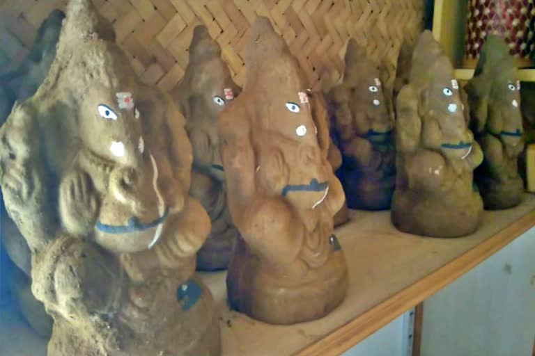 eco friendly Ganesh idol