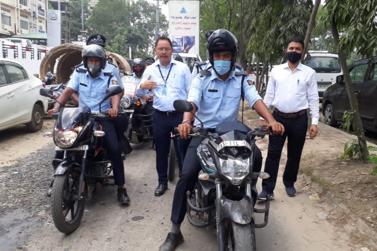 awareness relly by dto guwahati at highway