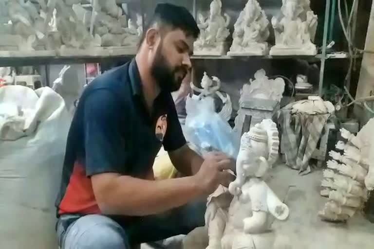 ganesha idols manufacturers  facing demand scarcity