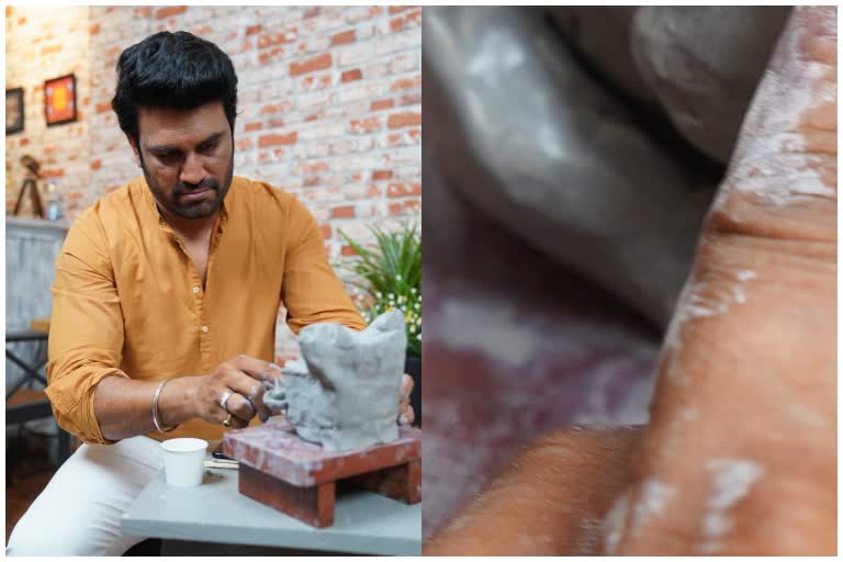 Sharad Kelkar has made Eco friendly Ganesha