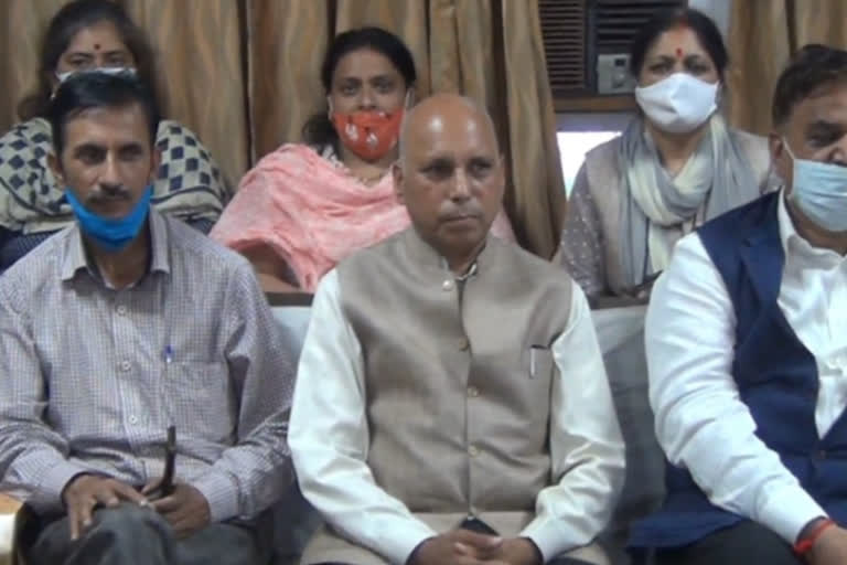 press conference of BJP Mandal in Solan