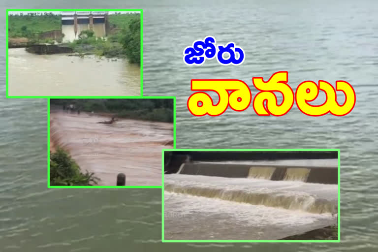 Overflowing ditches and reservoirs in West Godavari