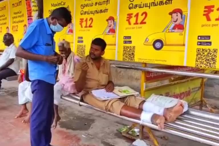 வெரிகோஸ் நோயால் பாதிக்கப்பட்ட நடந்துநர்