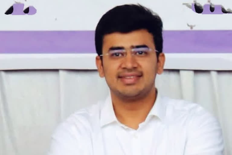 BJP MP Tejasvi Surya Tejasvi Surya bed blocking in Bengaluru hospitals Bengaluru hospitals ബെംഗളൂരു ആശുപത്രി തേജസ്വി സൂര്യ ബിജെപി എംപി ബൃഹത് ബെംഗളൂരു മഹാനഗര പാലികെ Bruhat Bengaluru Mahanagara Palike