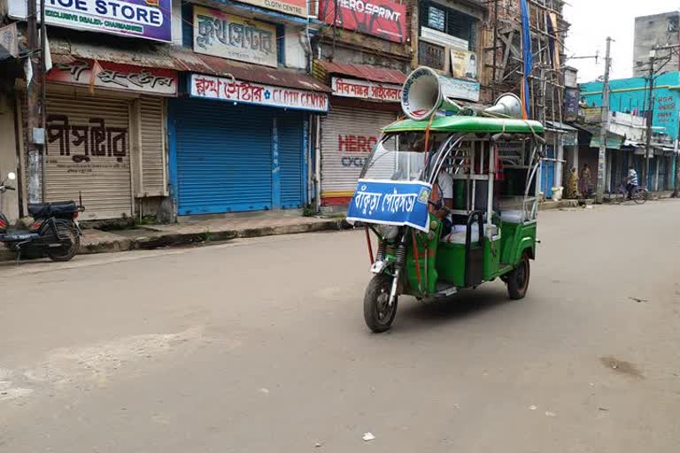  lockdown in 3 municipality areas in bankura