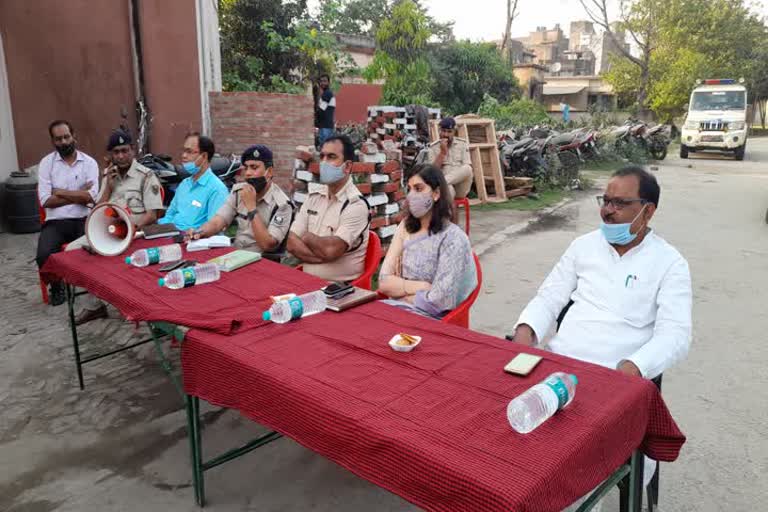 Peace committee meeting on Holi and Shab-e-Baaraat festival in Bettiah