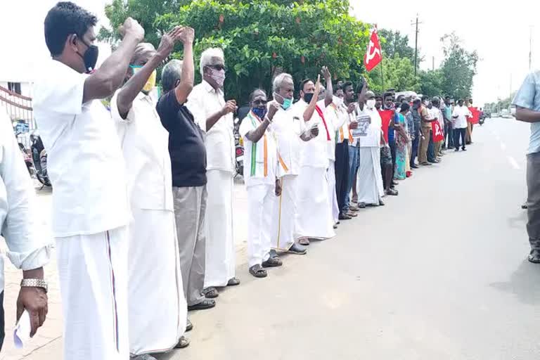 Communist Party protest against central government