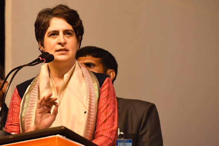 Priyanka Gandhi slams up police