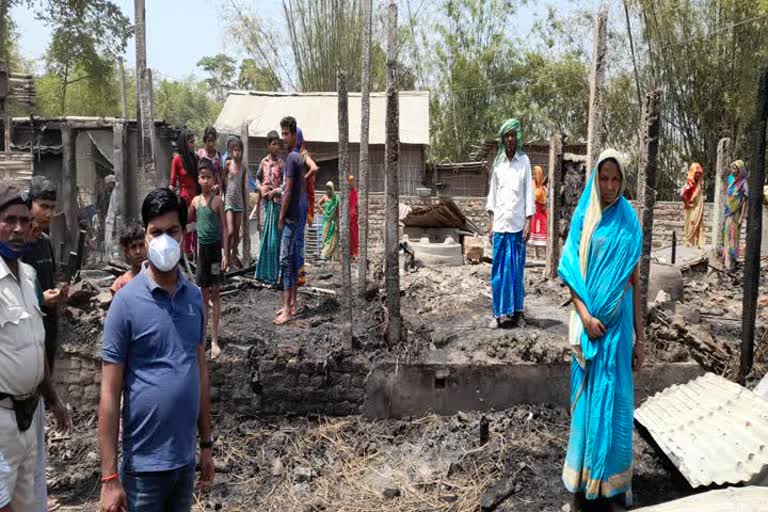 Millions of property burnt due to fire in Purnia