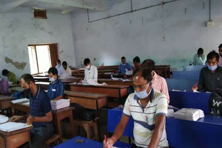  matric board copy evaluation work started in Giridih