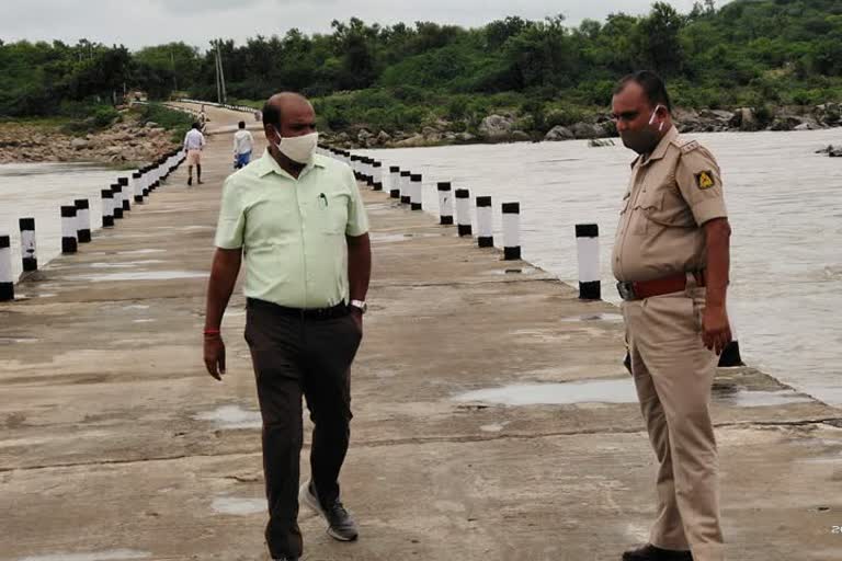 Water level decrease in Shilahalli bridge