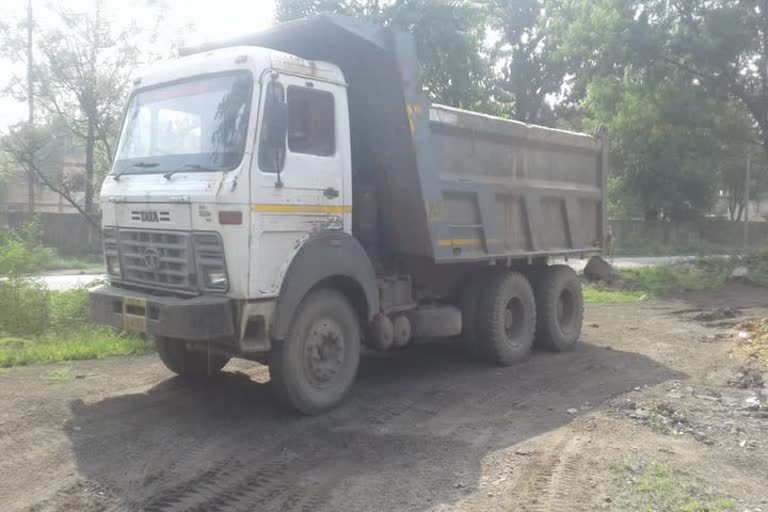 Illegal sand mining