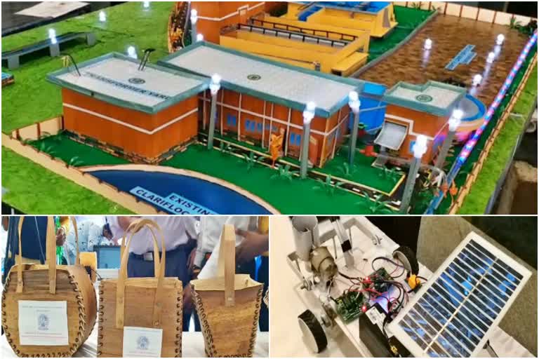 Davangere BIET College students made innovative projects