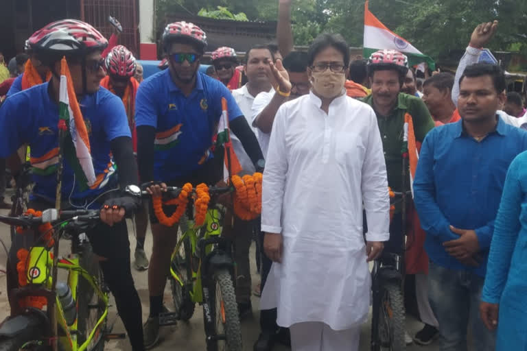 ITBP took out cycle rally on Amrit Mahotsav of Azadi