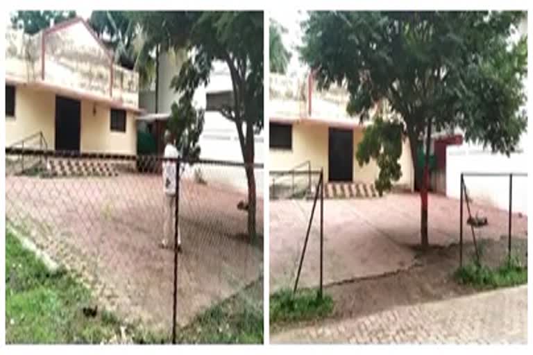 talathi office security wall stolen