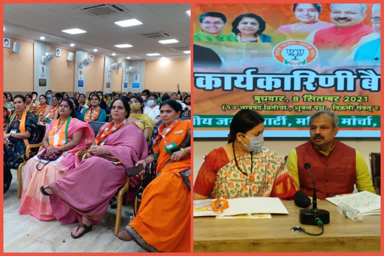 delhi BJP women executive meeting