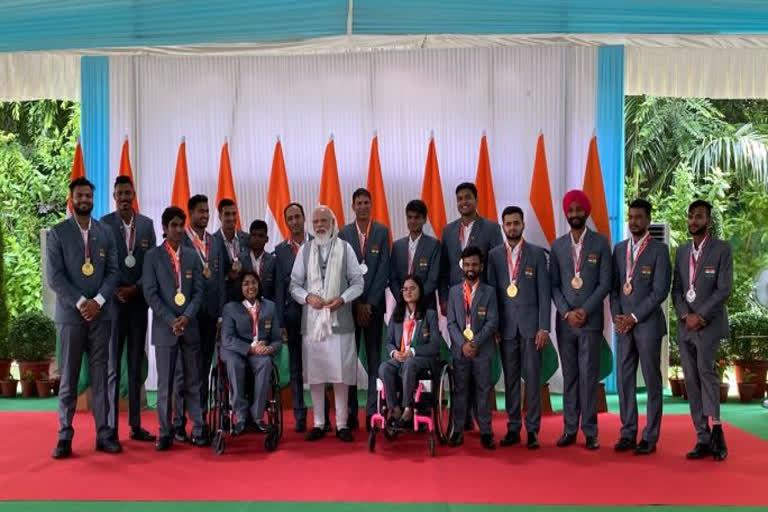 pm modi to host indias paralympics stars today to mark the most successful season yet