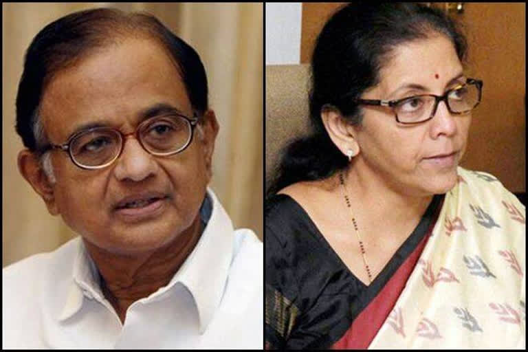 Chidambaram takes potshots at FM, asks her to take a walk in villages