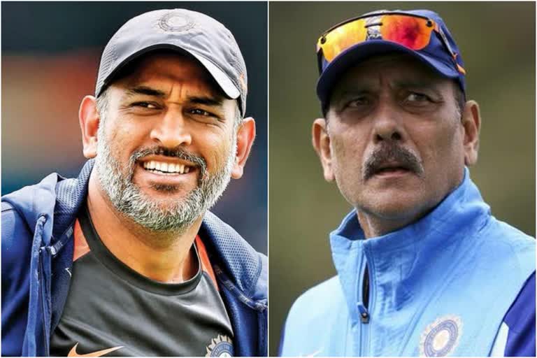 dhoni, ravi shastri