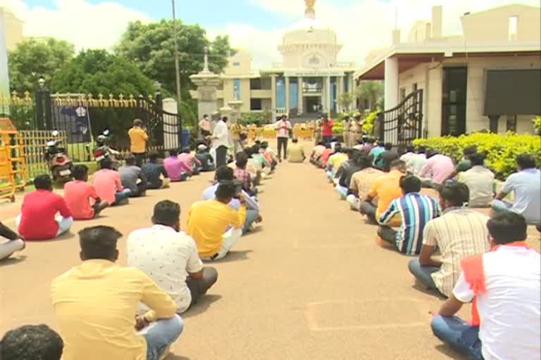 sriram sene protest to revise ganesh festival guidelines