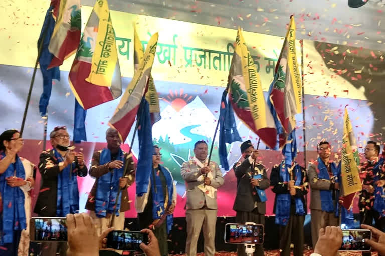 anit thapa announced his party bgpm in darjeeling