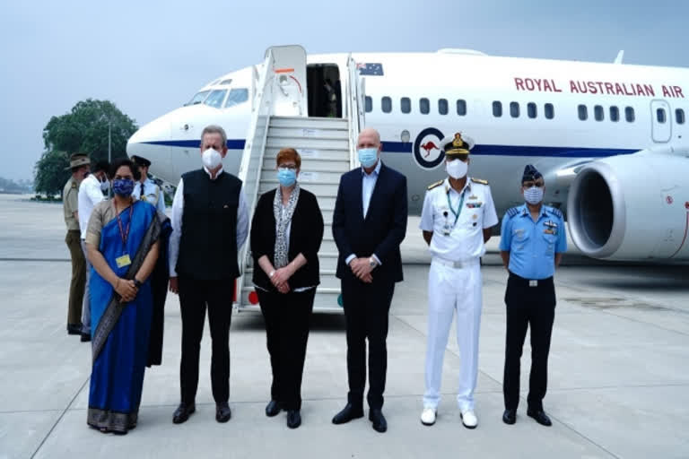 Australian diplomats arrive in India