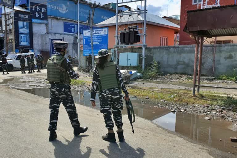 श्रीनगर में आतंकियों ने सुरक्षा बलों पर ग्रेनेड फेंका