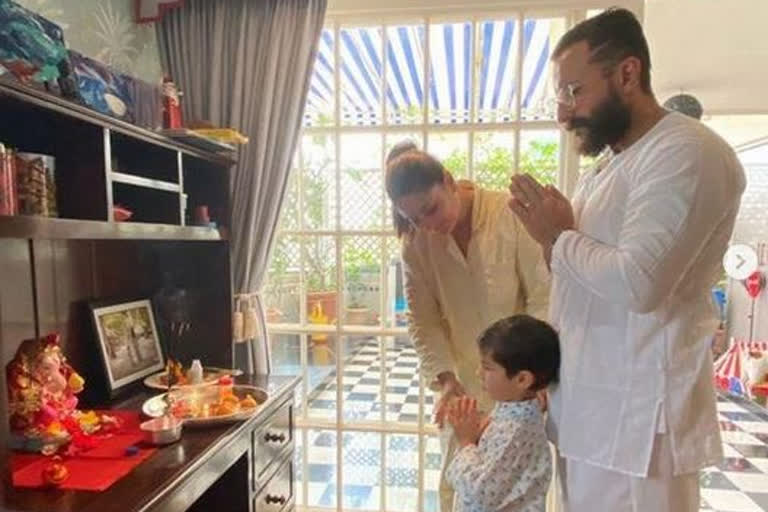 Happy Ganesh Chaturthi From Kareena Kapoor, Saif Ali Khan And Taimur