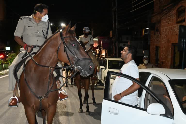 riding on horse