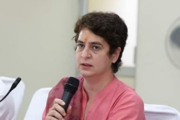 Priyanka Gandhi meets State Election Committee in Lucknow