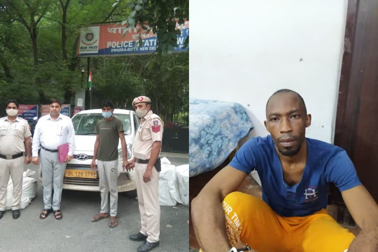 Mohan garden police arresed drug smugglers nigerian in delhi