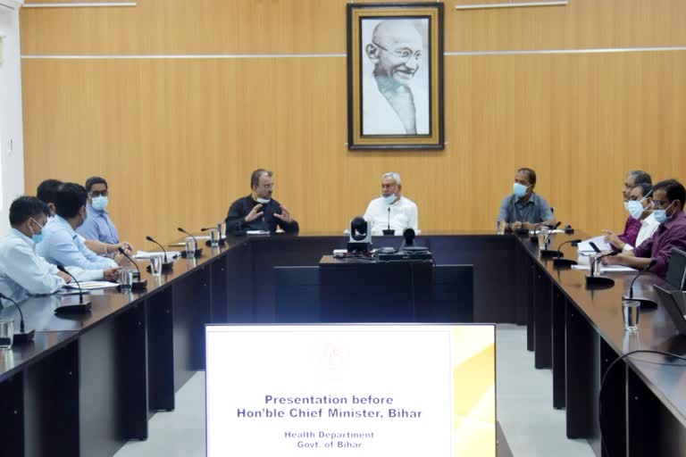Chief Minister Nitish Kumar review meeting