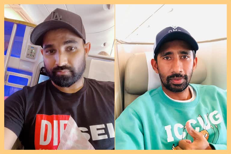 IPL 2021: Mohammed Shami and Wriddhiman Saha head to Dubai from Manchester