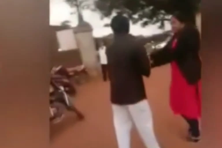 Complaint registered against jds leader for assaulting women on road