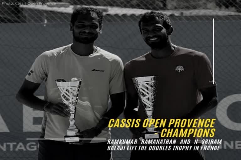 Cassis Open tennis: Ramkumar, Sriram Balaji win doubles title