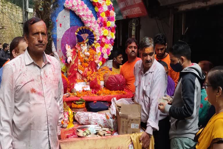 Mussoorie Ganesh idol immersion