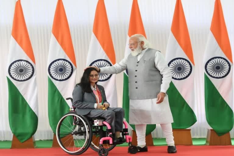 I get motivation, inspiration from you all: PM to para athletes