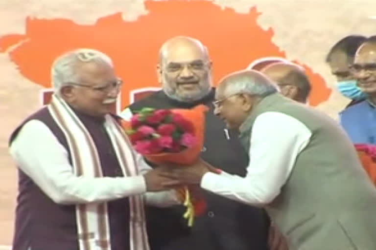 cm manohar lal khattar in gujarat