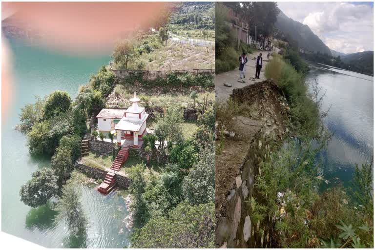 danger-in-chinyalisaur-due-to-rise-in-water-level-of-tehri-lake