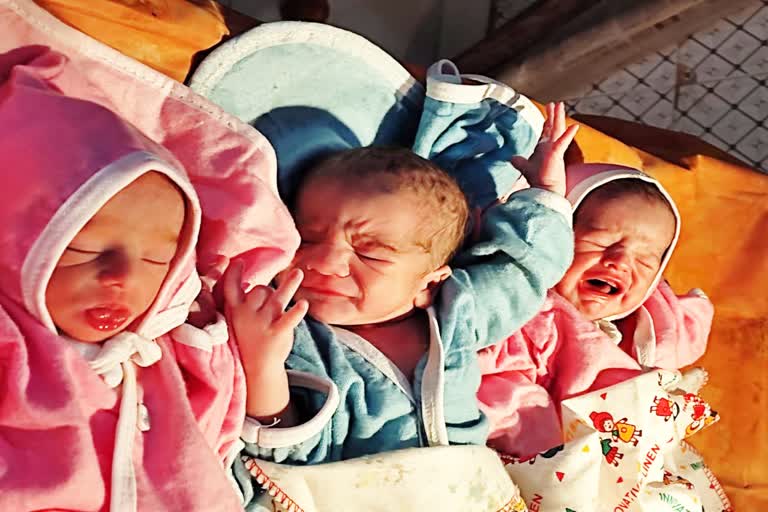 नौबतपुर में महिला ने तीन बच्चे को दिया जन्म