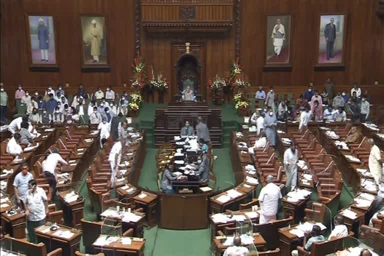 JDS_MLA_Protest in Assembly_Session