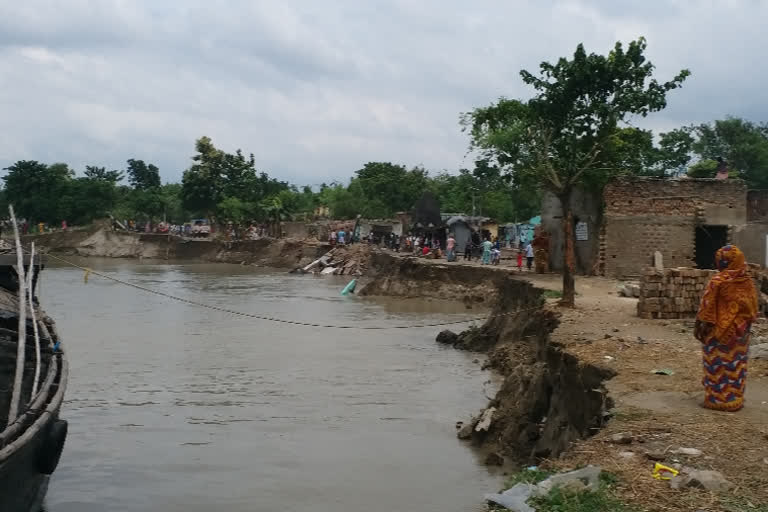 Riverbank erosion engulfs 400 houses in Malda