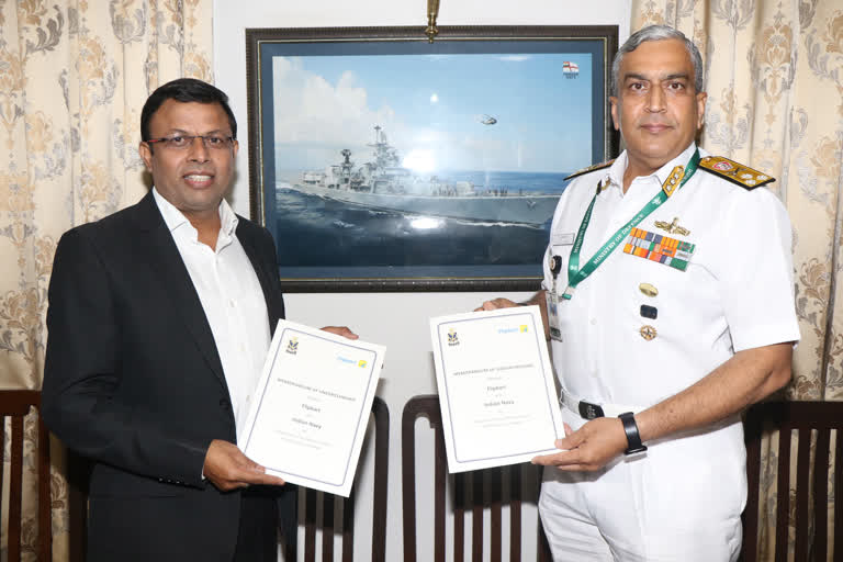 Indian Navy placement agency, Flipkart sign MoU